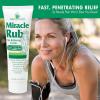 imageMiracle of Aloe Miracle Rub Pain Relieving Cream 8 oz Fast ampamp Effective Relief for Arthritis Muscle and Joint Pain  Maximum Strength UltraAloe Formula Topical Analgesic 3PackPack of 4 8 Ounce