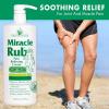 imageMiracle of Aloe Miracle Rub Pain Relieving Cream 8 oz Fast ampamp Effective Relief for Arthritis Muscle and Joint Pain  Maximum Strength UltraAloe Formula Topical Analgesic 3Pack32 Ounce Bottle