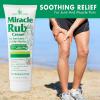imageMiracle of Aloe Miracle Rub Pain Relieving Cream 8 oz Fast ampamp Effective Relief for Arthritis Muscle and Joint Pain  Maximum Strength UltraAloe Formula Topical Analgesic 3PackPack of 1 8 Ounce