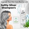 imageSoftly Silver Shampoo Improved Conditioning formula for Gray Hair 2 in 1 Purple Restorative Hair Wash for Mature Hair Adds Luster Bounce ampamp Body with Panthenol and 20 Pure UltraAloe