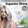 imageSoftly Silver Shampoo Improved Conditioning formula for Gray Hair 2 in 1 Purple Restorative Hair Wash for Mature Hair Adds Luster Bounce ampamp Body with Panthenol and 20 Pure UltraAloe
