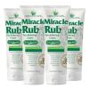 imageMiracle of Aloe Miracle Rub Pain Relieving Cream 8 oz Fast ampamp Effective Relief for Arthritis Muscle and Joint Pain  Maximum Strength UltraAloe Formula Topical Analgesic 3PackPack of 4 8 Ounce