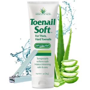 imageToenail Softener for Thick Hard Toenails  Safe for Seniors ampamp All Ages  FastActing Toenail Softening Cream  Ingrown Toenail Treatment  Non Greasy Nail Cream Formulated with Natural Aloe Vera 1 oz